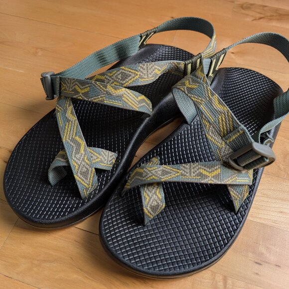 Men\'s Z/2 Adjustable Strap Classic Sandal, Size 9M, Paddle Sunlit Moss main image 4